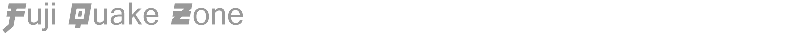 Fuji Quake Zone font preview